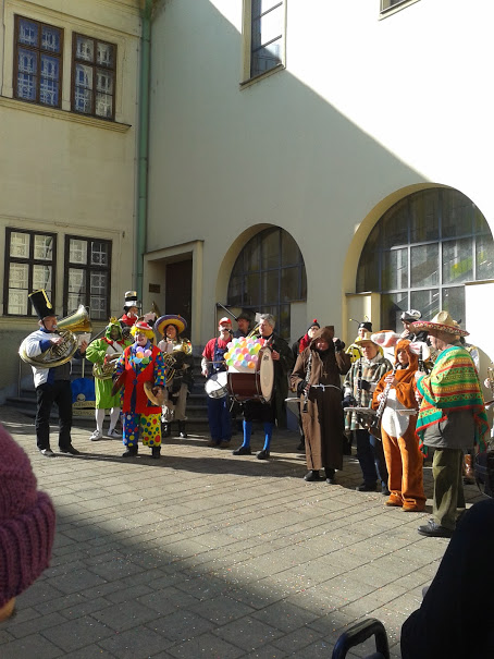 the local fasching band
